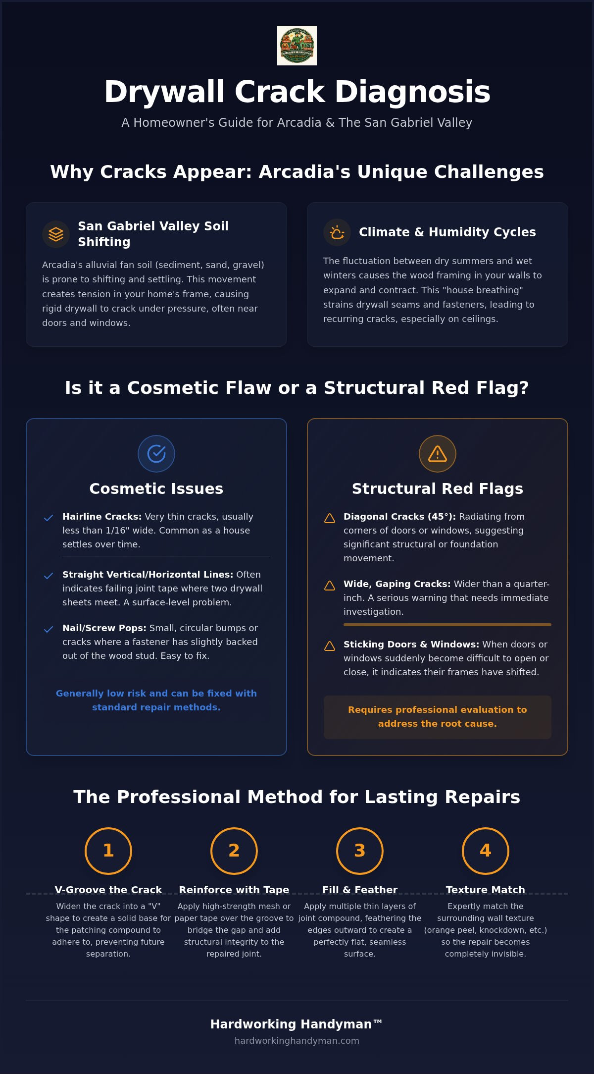 Drywall Crack Repair in Arcadia: A Homeowner’s Guide to Lasting Solutions (2026)
