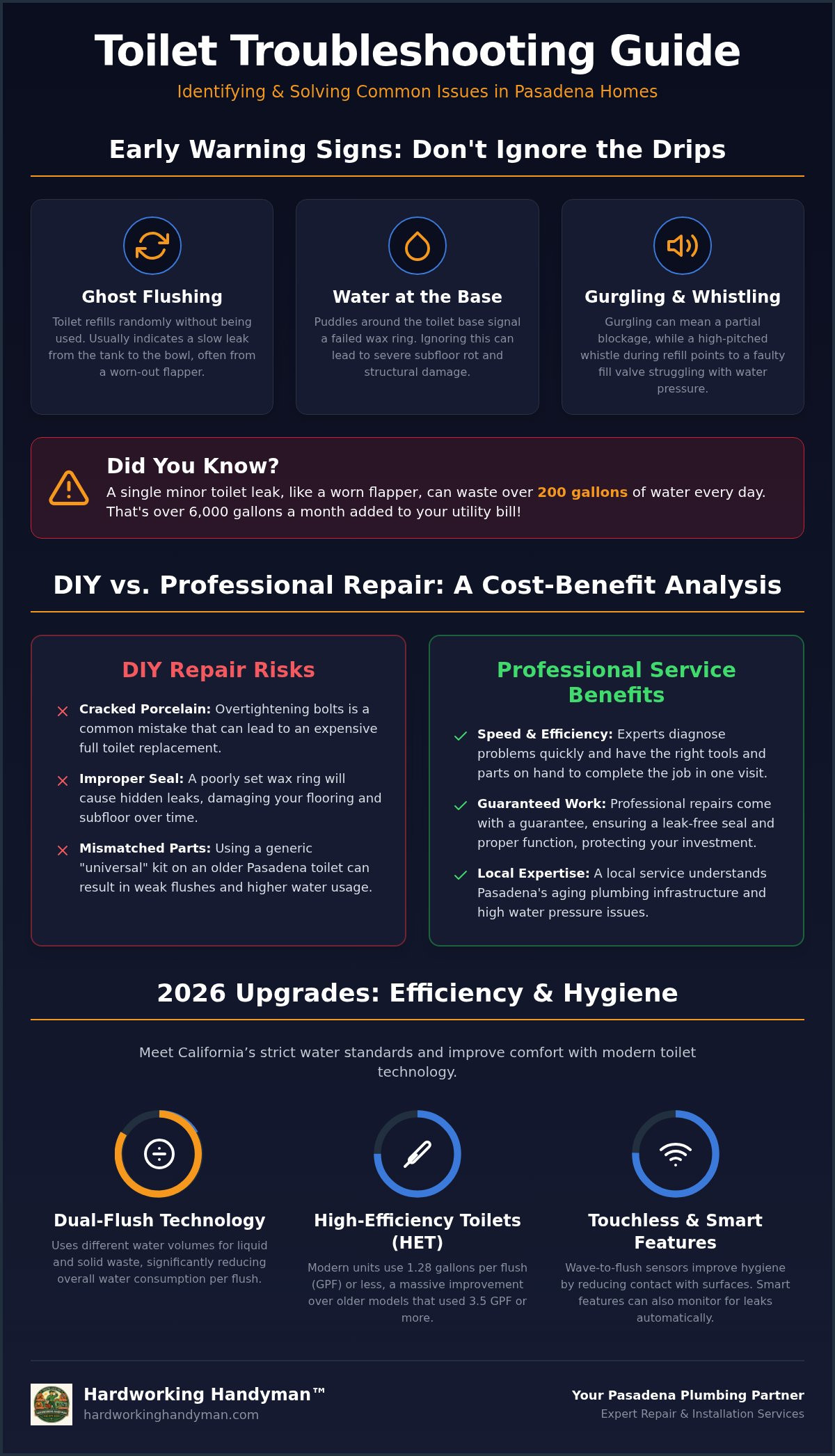 Toilet Repair Service Pasadena: Your 2026 Guide to Fast, Local Fixes